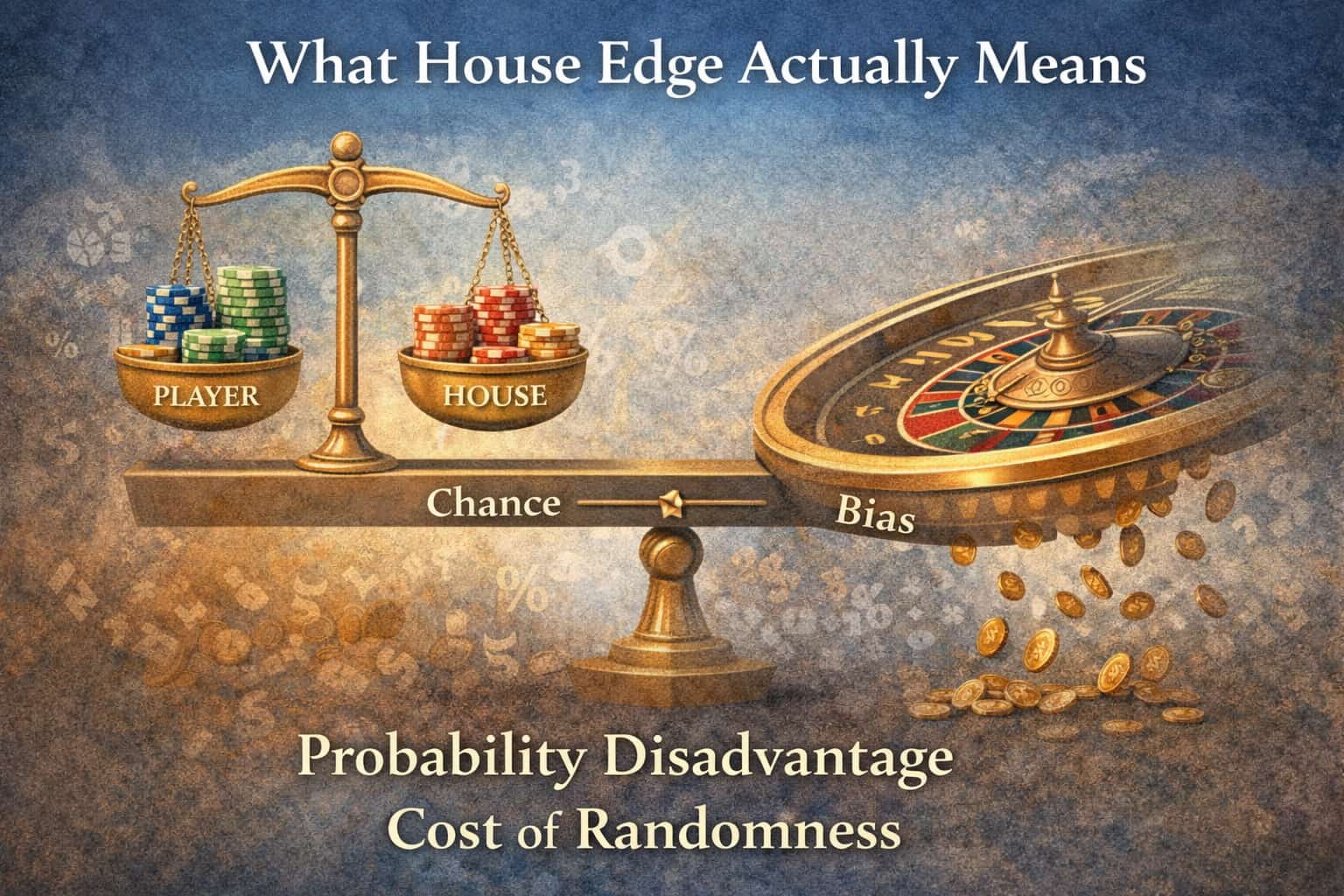 Infographic about house edge