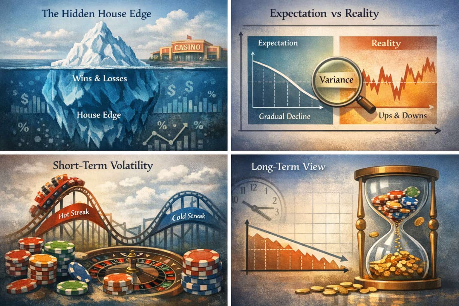 infographic introducing house edge